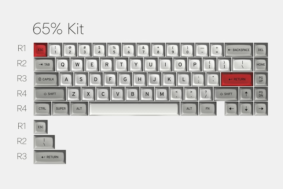 Drop + Matt3o MT3 Dev/TTY Keycap Set