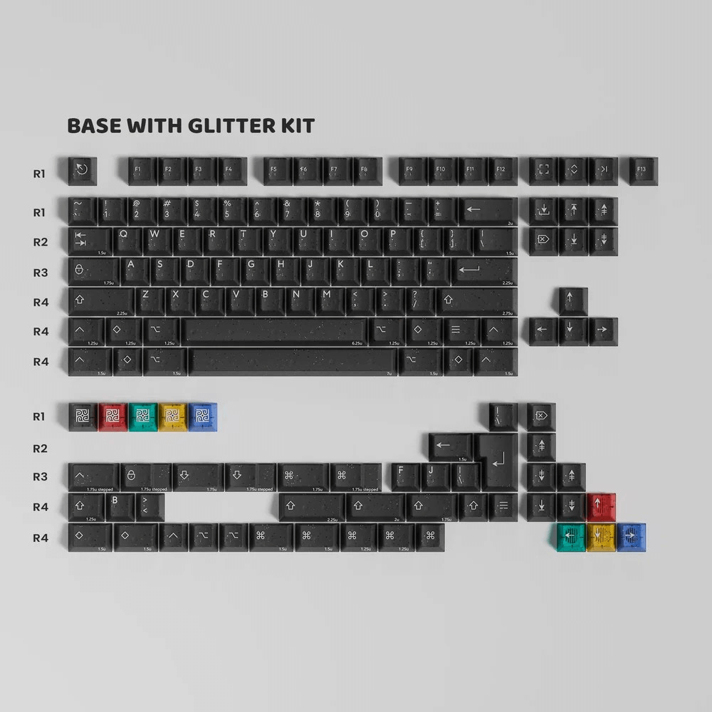 PBTfans Neon Keycap Set
